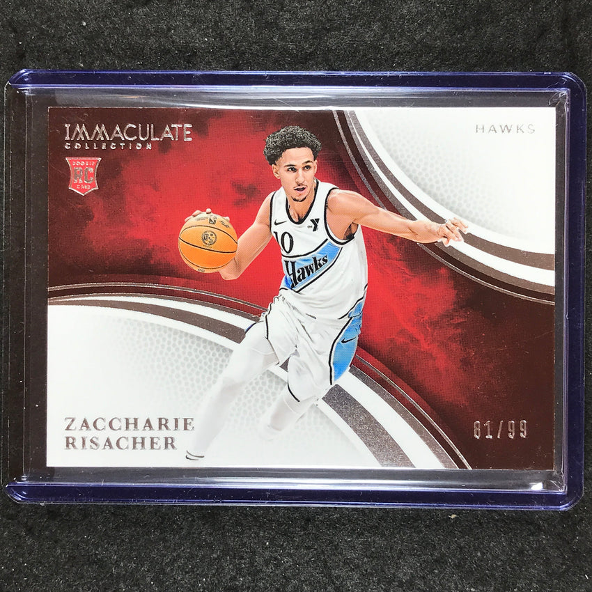 2024-25 Immaculate ZACCHARIE RISACHER Rookie Variation Base 81/99 #100