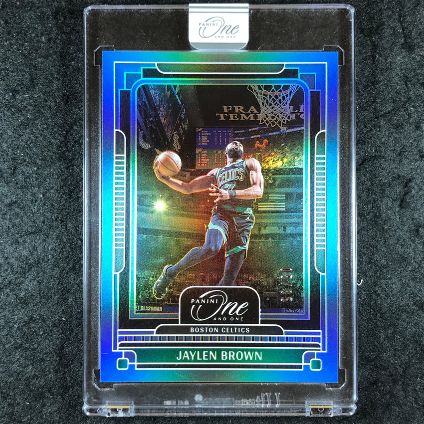 2024-25 One and One JAYLEN BROWN Base Blue 5/35 #31