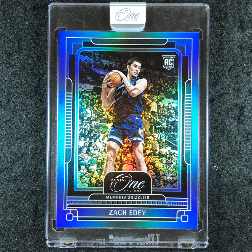 2024-25 One and One ZACH EDEY Rookie Base Blue 10/35 #131