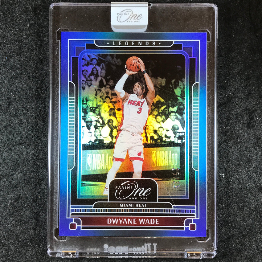 2024-25 One and One DWYANE WADE Legends Base Blue 25/35 #160