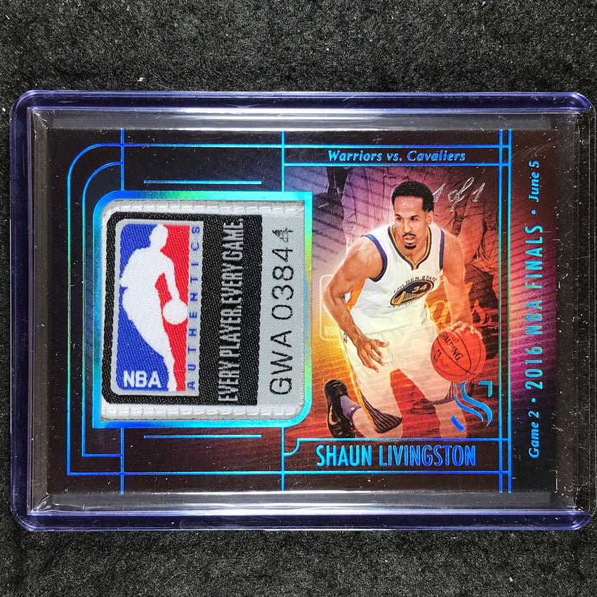 2024-25 Silhouette SHAUN LIVINGSTON NBA Finals Memorabilia Logo Patch 1/1