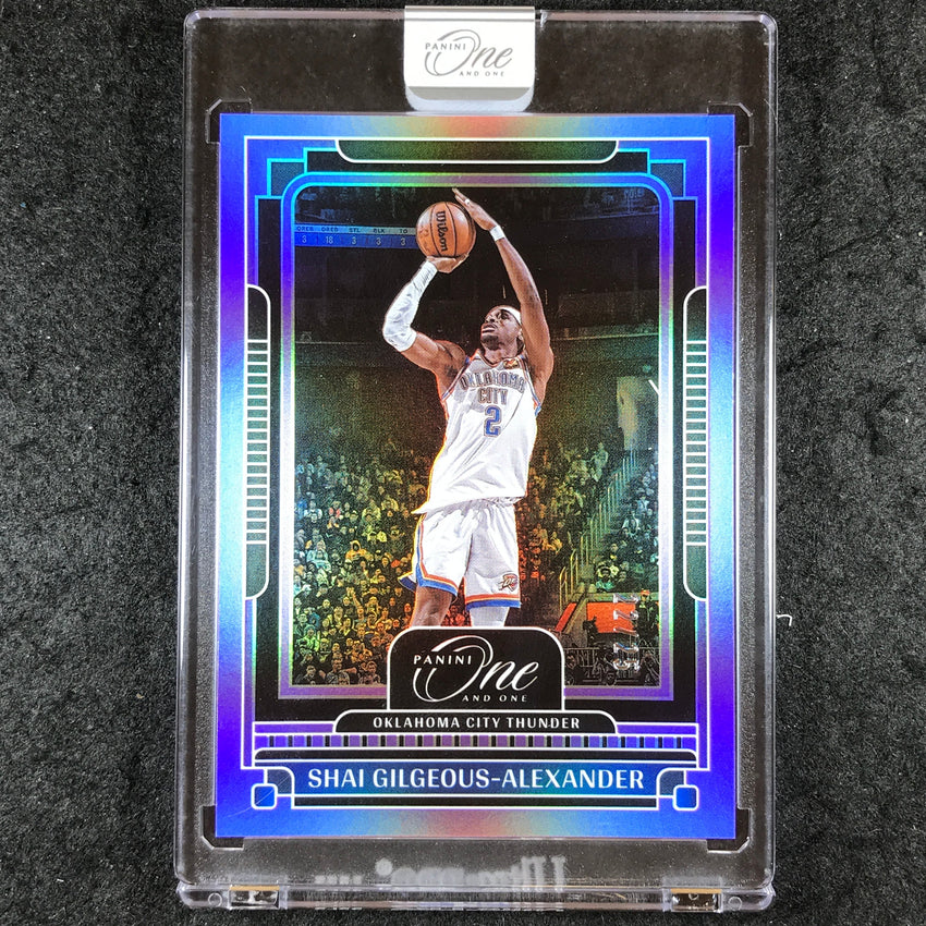 2024-25 One and One SHAI GILGEOUS-ALEXANDER Base Purple 22/25 #82