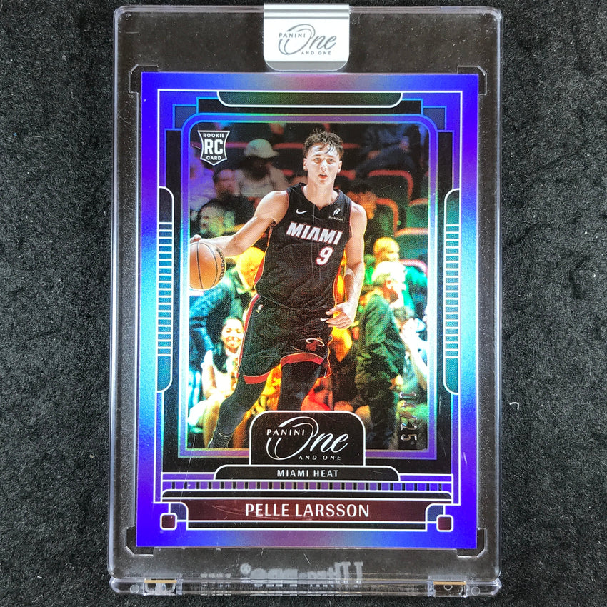 2024-25 One and One PELLE LARSSON Rookie Base Purple 14/25 #145