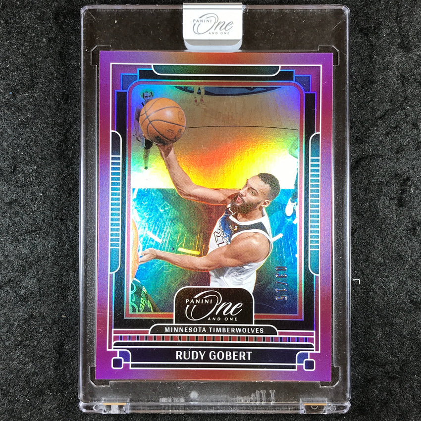 2024-25 One and One RUDY GOBERT Base Red 3/15 #37