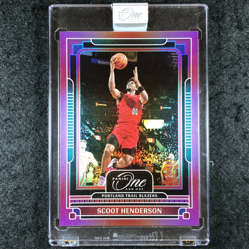 2024-25 One and One SCOOT HENDERSON Base Red 10/15 #87