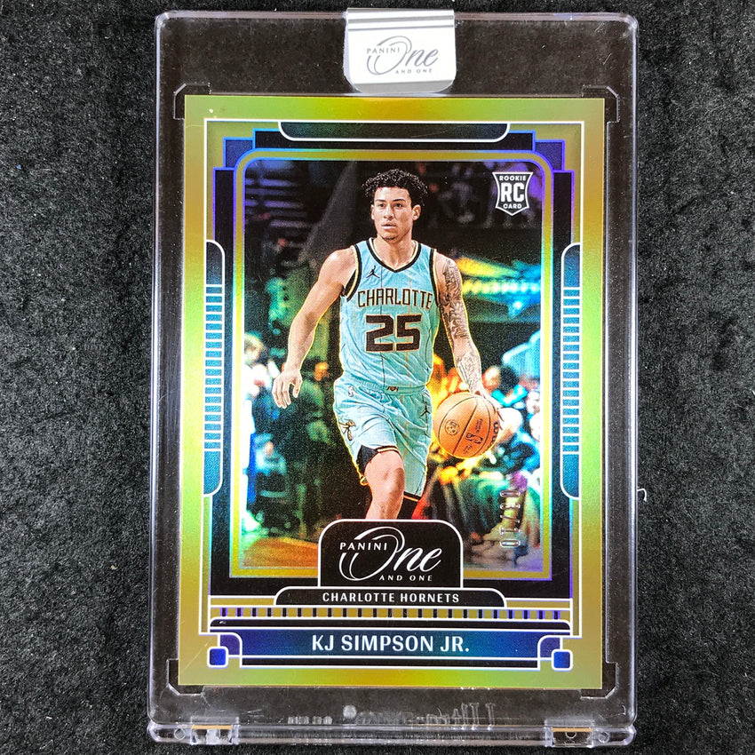 2024-25 One and One KJ SIMPSON JR. Rookie Base Gold 3/10 #139
