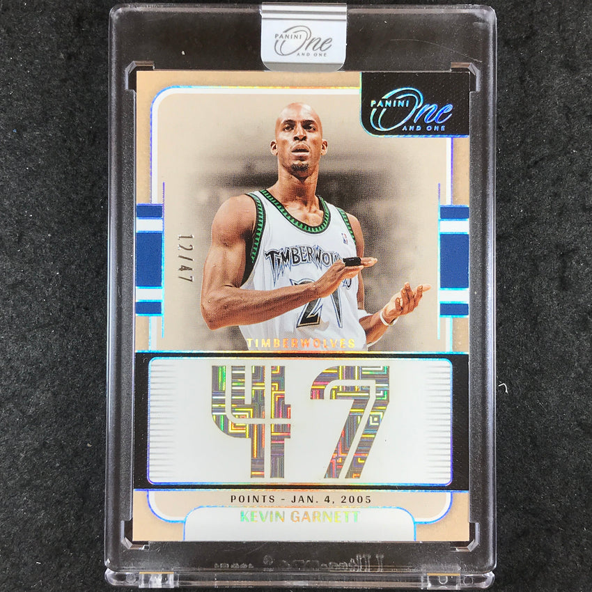 2024-25 One and One KEVIN GARNETT One and One Stats 12/47 #13
