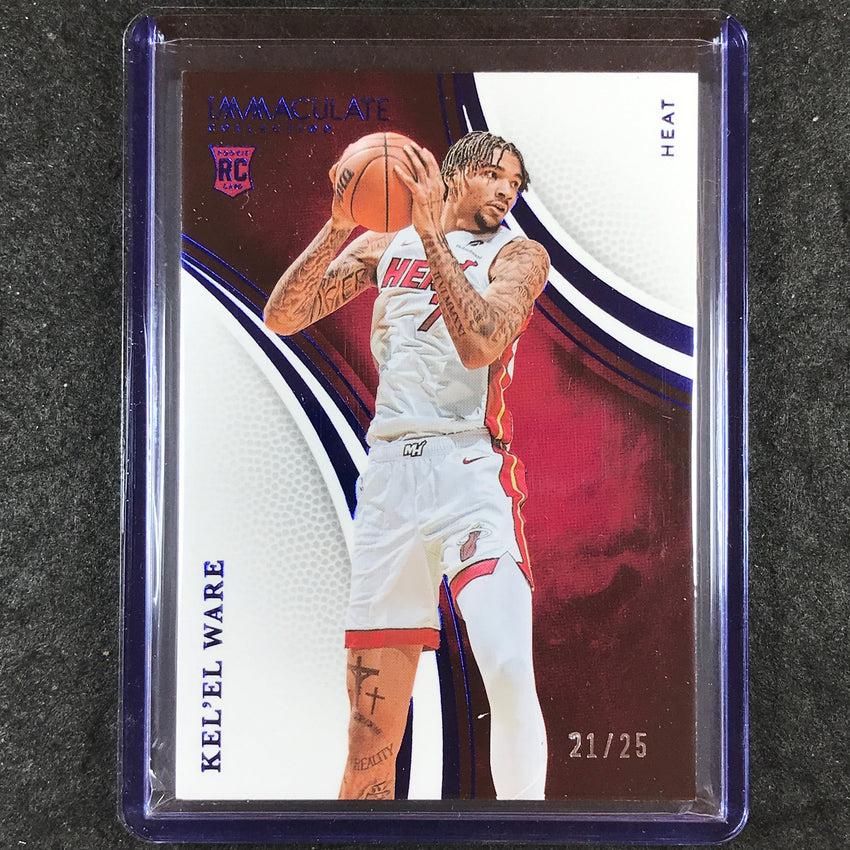 2024-25 Immaculate KEL'EL WARE Rookie Base Blue 21/25 #42