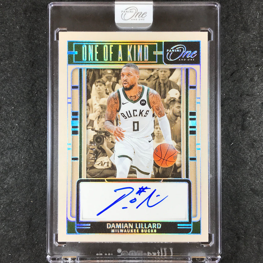 2024-25 One and One DAMIAN LILLARD One of a Kind Auto 6/49