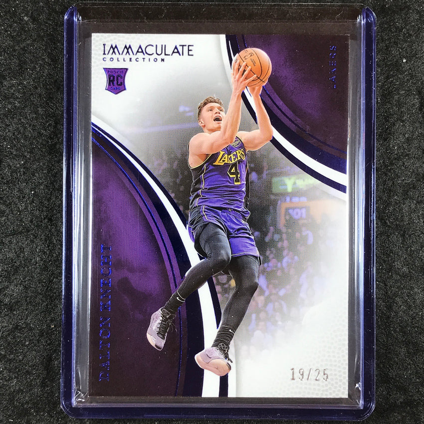 2024-25 Immaculate DALTON KNECHT Rookie Action Base Blue 19/25 #90