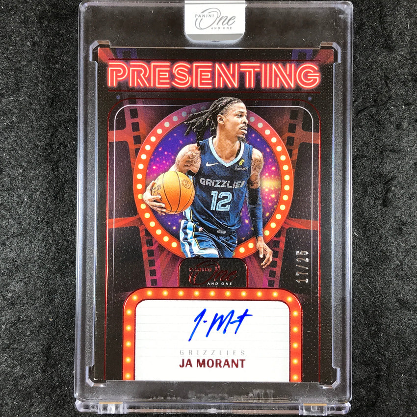 2024-25 One and One JA MORANT Presenting Auto Red 17/25
