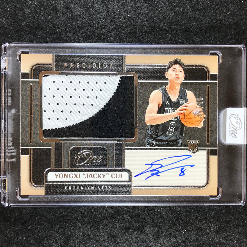 2024-25 One and One YONGXI "JACKY" CUI Precision Rookie Patch Auto 47/99
