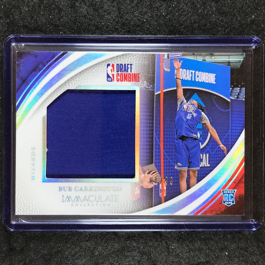 2024-25 Immaculate BUB CARRINGTON Draft Combine Memorabilia Rookie Jersey 1/99