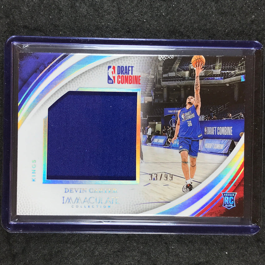 2024-25 Immaculate DEVIN CARTER Draft Combine Memorabilia Rookie Jersey 33/99