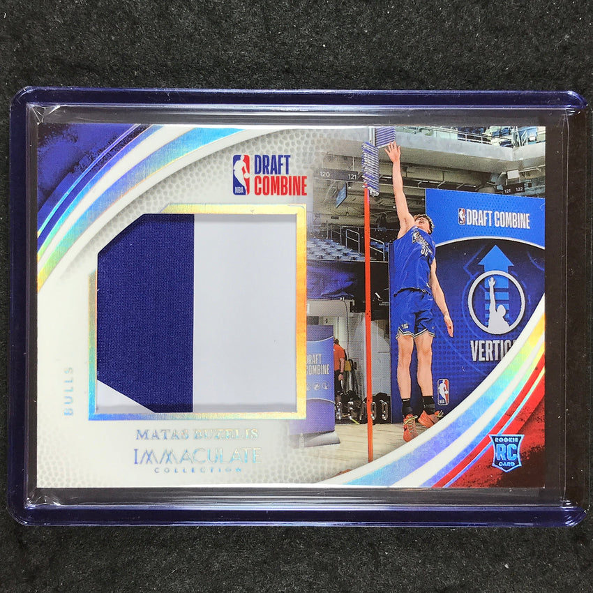 2024-25 Immaculate MATAS BUZELIS Draft Combine Memorabilia Rookie Patch 35/99