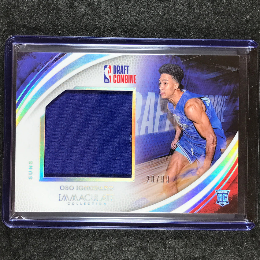 2024-25 Immaculate OSO IGHODARO Draft Combine Memorabilia Rookie Jersey 28/99