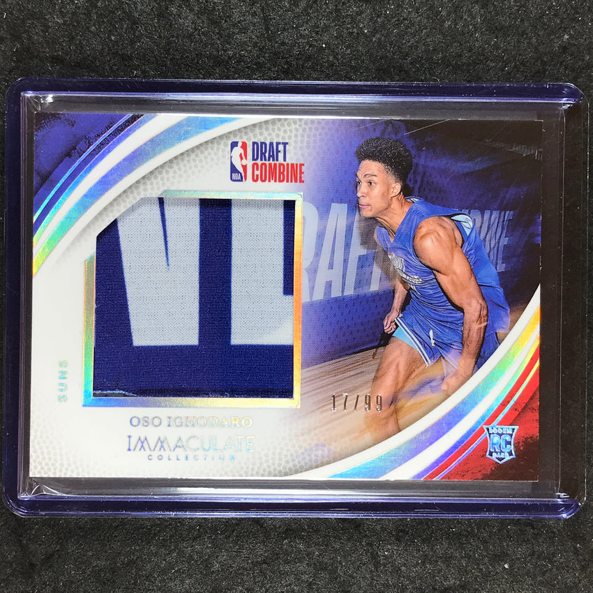 2024-25 Immaculate OSO IGHODARO Draft Combine Memorabilia Rookie Patch 17/99