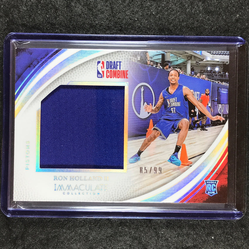 2024-25 Immaculate RON HOLLAND II Draft Combine Memorabilia Rookie Jersey 85/99