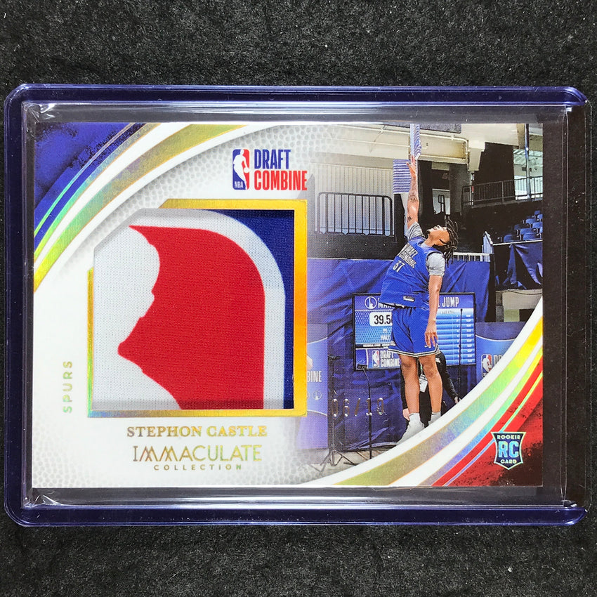 2024-25 Immaculate STEPHON CASTLE Draft Combine Memorabilia Rookie Logo 6/10