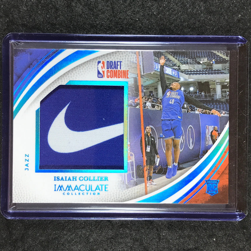 2024-25 Immaculate ISAIAH COLLIER Draft Combine Memorabilia Rookie Swoosh 1/1