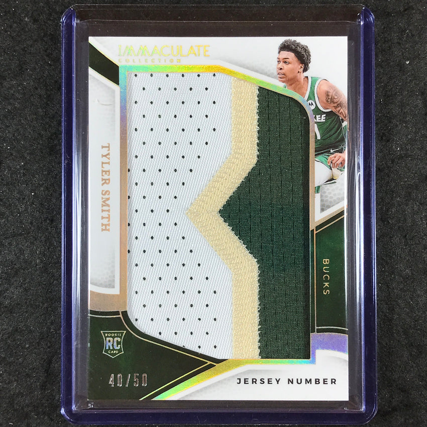 2024-25 Immaculate TYLER SMITH Jumbo Patches Rookie Jersey Number 40/50