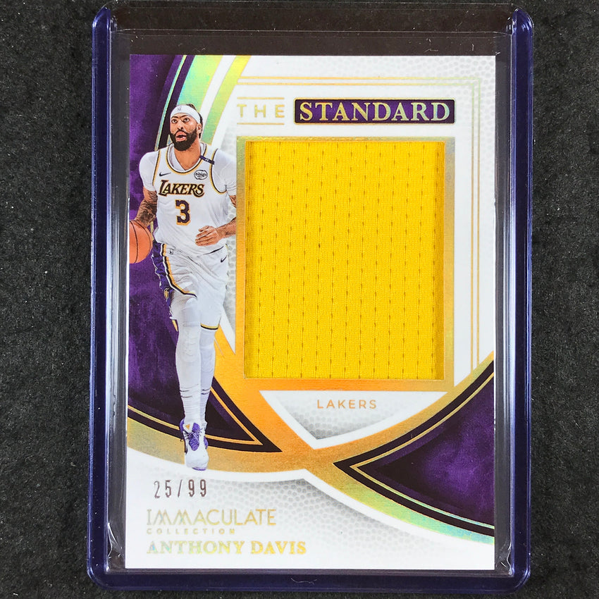 2024-25 Immaculate ANTHONY DAVIS The Standard Jersey Relic 25/99