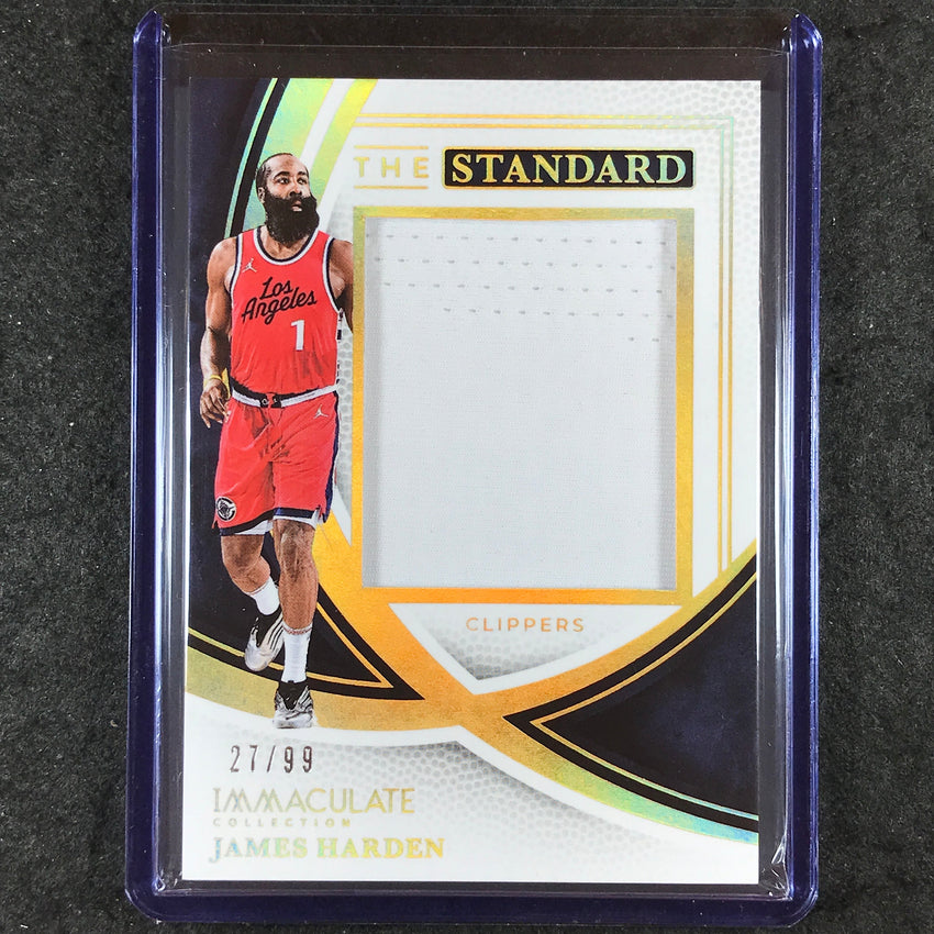 2024-25 Immaculate JAMES HARDEN The Standard Jersey Relic 27/99
