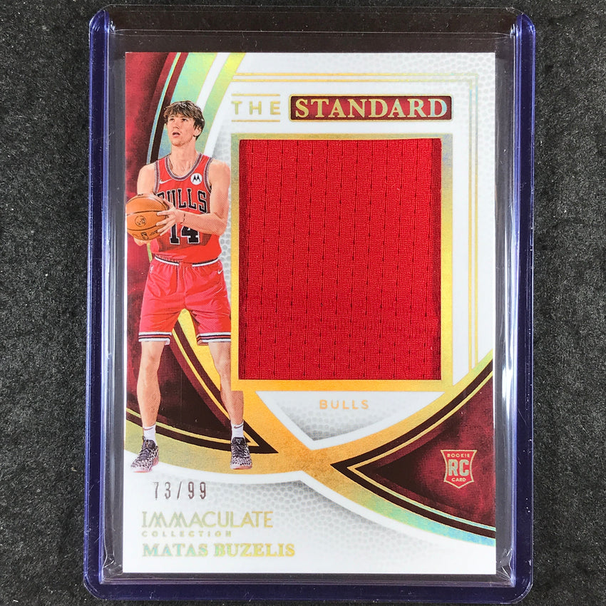 2024-25 Immaculate MATAS BUZELIS The Standard Rookie Jersey Relic 73/99