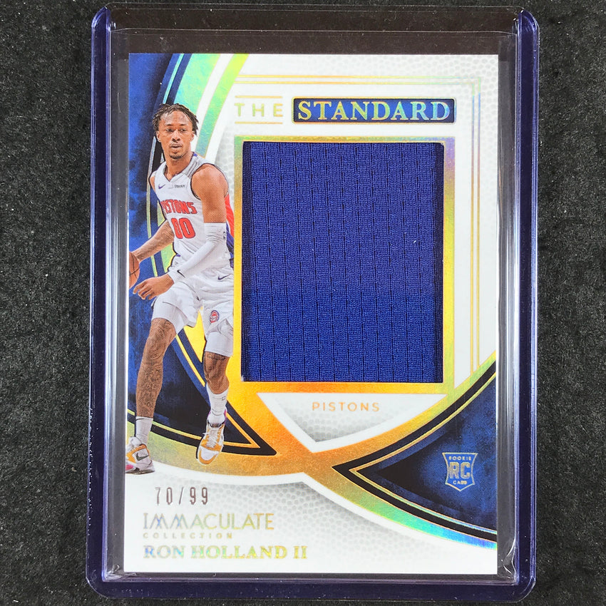 2024-25 Immaculate RON HOLLAND II The Standard Rookie Jersey Relic 70/99