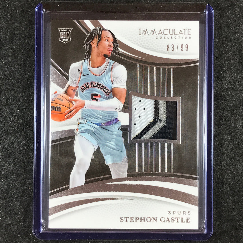 2024-25 Immaculate STEPHON CASTLE Base Rookie Patch Relic 83/99