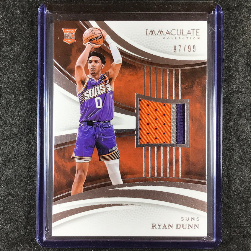 2024-25 Immaculate RYAN DUNN Base Rookie Patch Relic 97/99