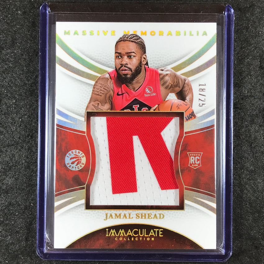 2024-25 Immaculate JAMAL SHEAD Massive Memorabilia Rookie Patch 18/25