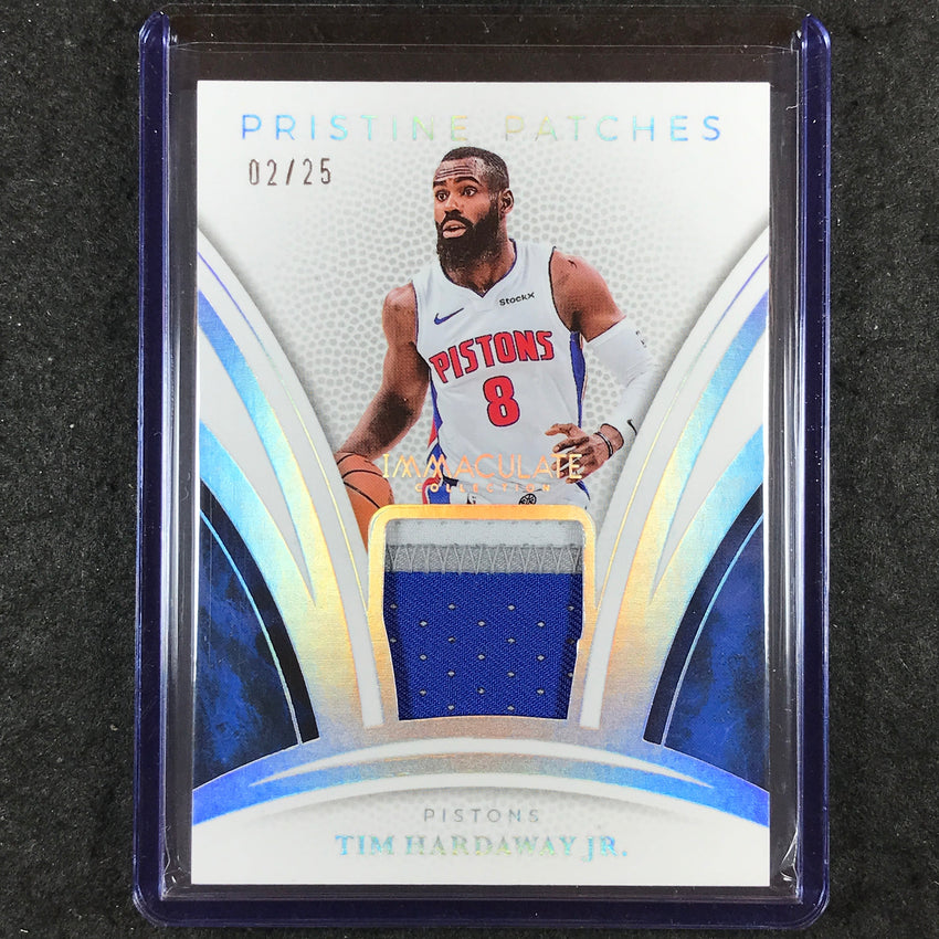 2024-25 Immaculate TIM HARDAWAY JR. Pristine Patches Relic 2/25