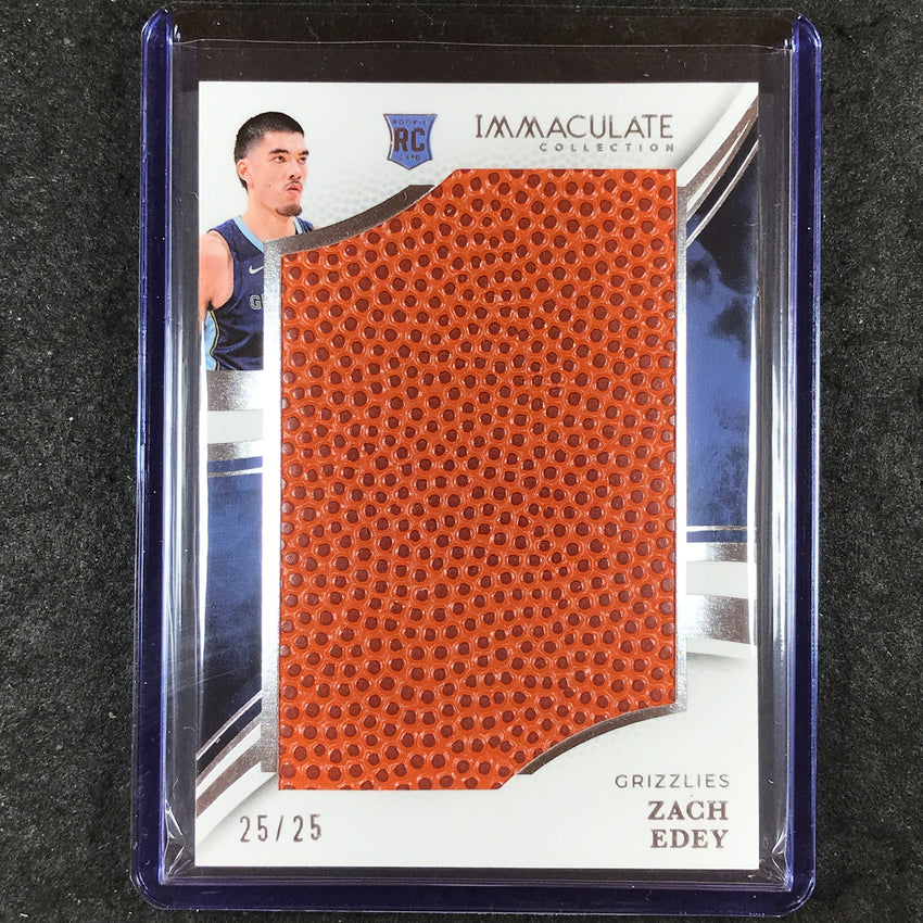 2024-25 Immaculate ZACH EDEY Rookie Jumbo Basketballs Relic 25/25