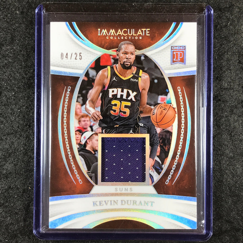 2024-25 Immaculate KEVIN DURANT Immaculate Blockchain Jersey Relic 4/25