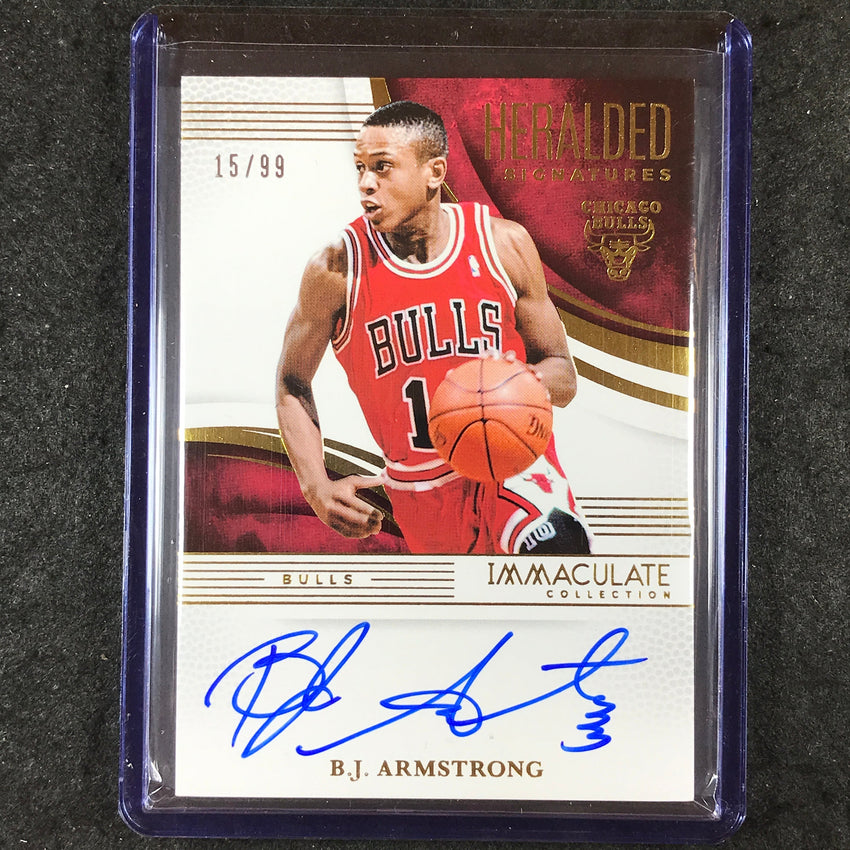 2024-25 Immaculate B.J. ARMSTRONG Heralded Signatures Auto 15/99