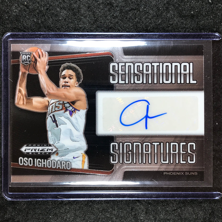 2024-25 Prizm Black OSO IGHODARO Sensational Signatures Rookie Auto Base #OSO