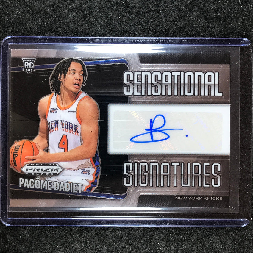 2024-25 Prizm Black PACOME DADIET Sensational Signatures Rookie Auto Base #PAC