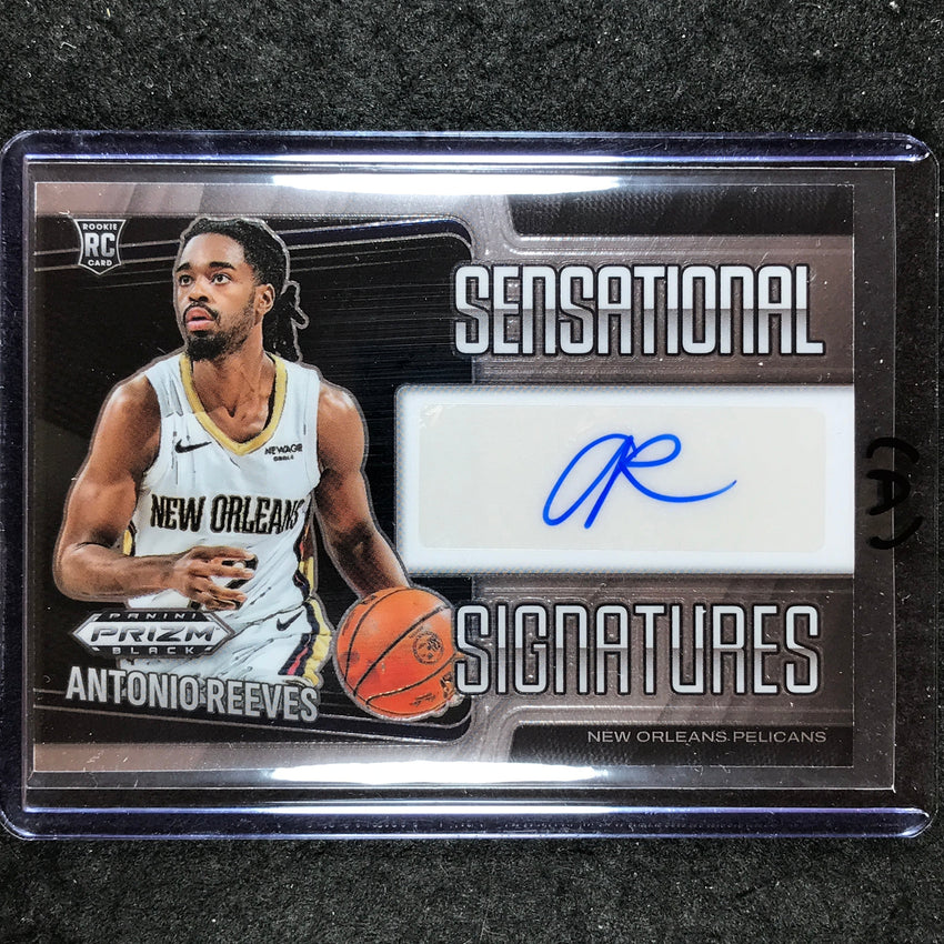 2024-25 Prizm Black ANTONIO REEVES Sensational Signatures Rookie Auto #REE (A)