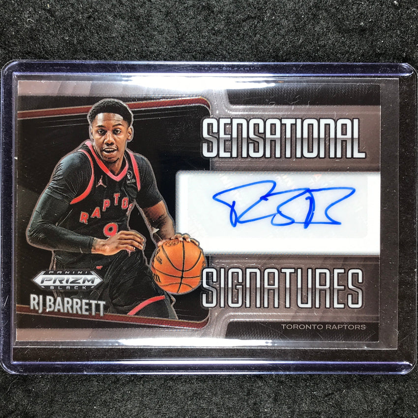 2024-25 Prizm Black RJ BARRETT Sensational Signatures Auto Base #RJB