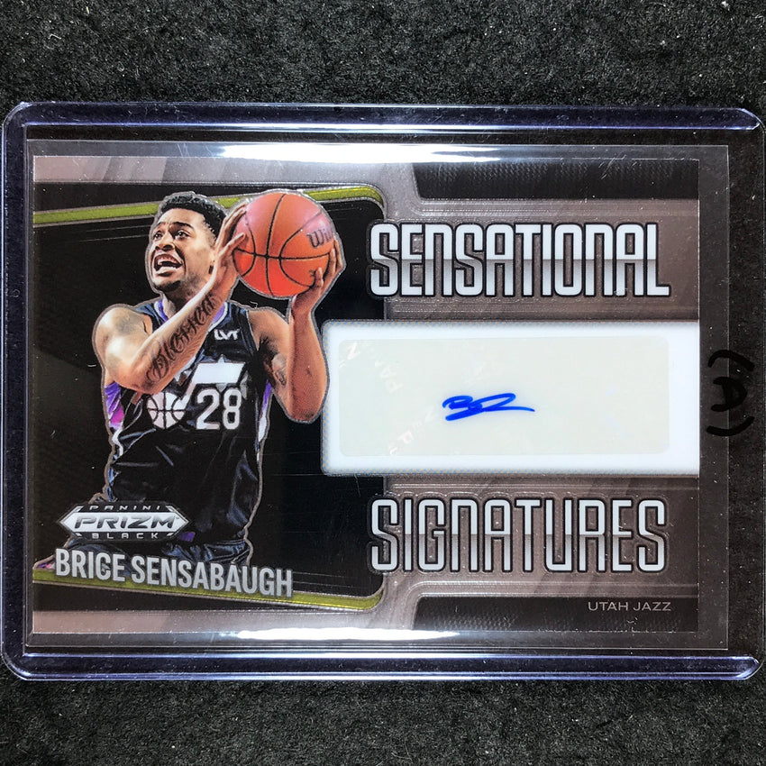 2024-25 Prizm Black BRICE SENSABAUGH Sensational Signatures Auto Base #SEN (A)