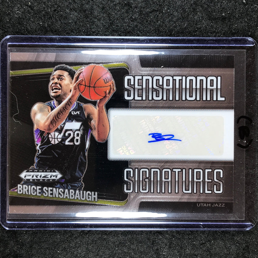 2024-25 Prizm Black BRICE SENSABAUGH Sensational Signatures Auto Base #SEN (B)