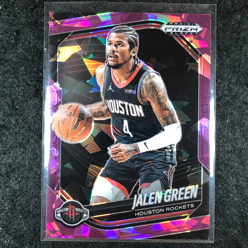 2024-25 Prizm Black JALEN GREEN Base Purple Ice /149 #57