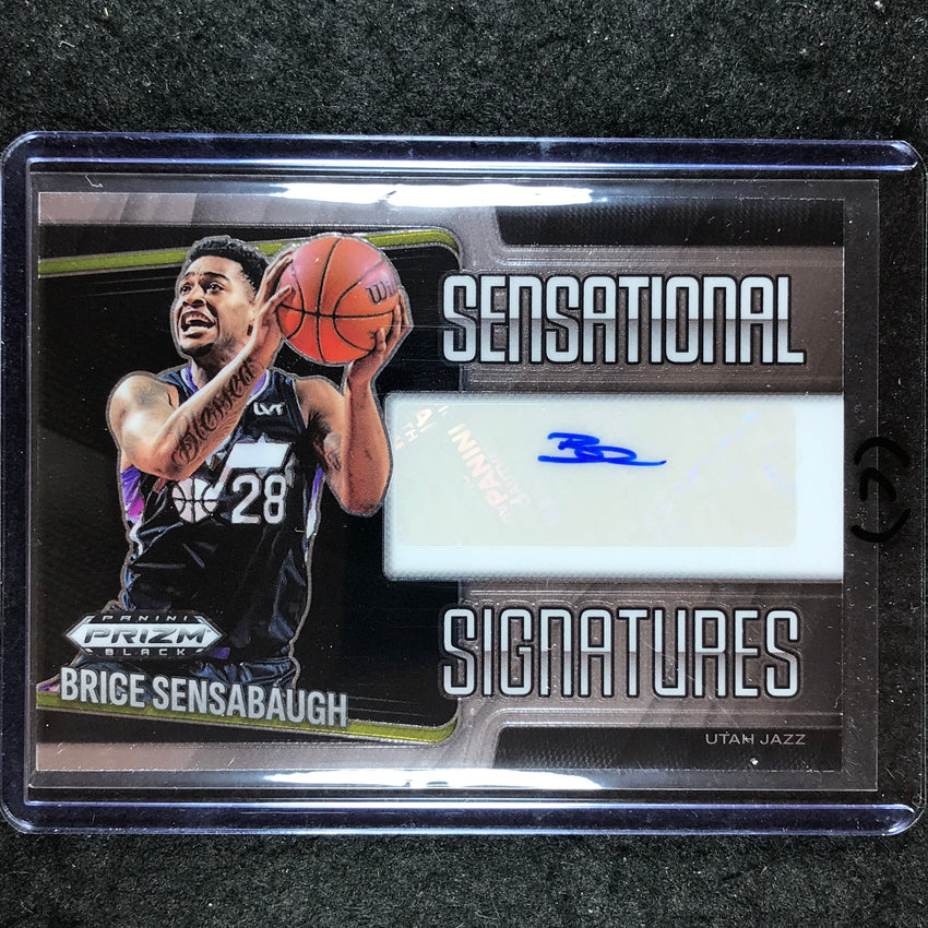 2024-25 Prizm Black BRICE SENSABAUGH Sensational Signatures Auto Base #SEN (C)