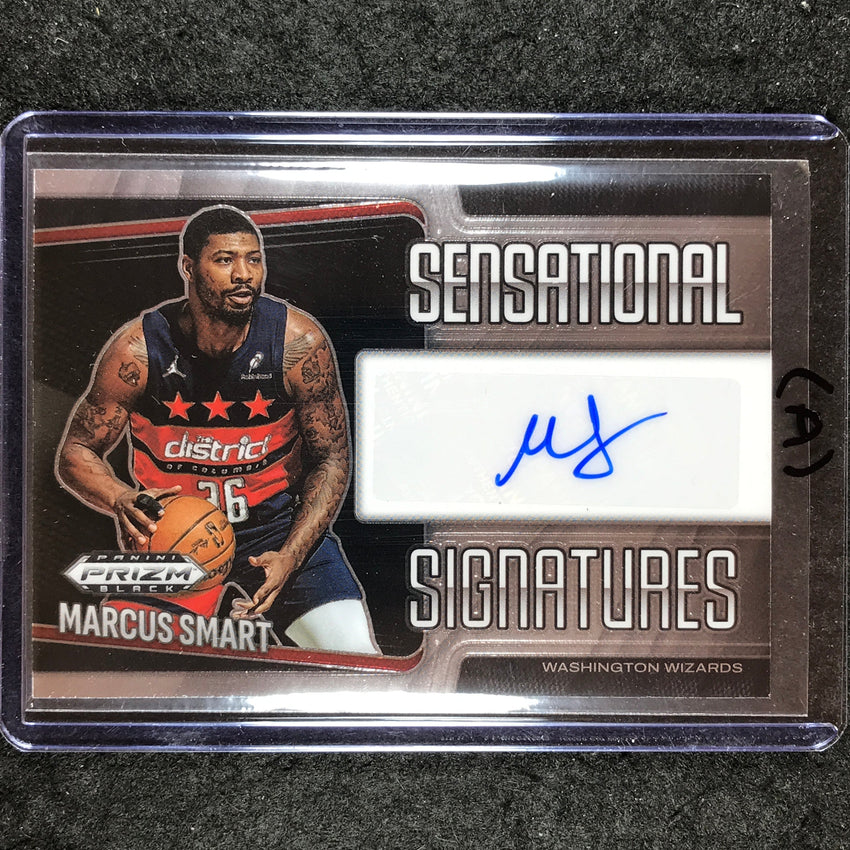 2024-25 Prizm Black MARCUS SMART Sensational Signatures Auto Base #SMT (A)