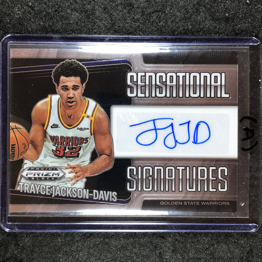 2024-25 Prizm Black TRAYCE JACKSON-DAVIS Sensational Signatures Auto #TJD (A)