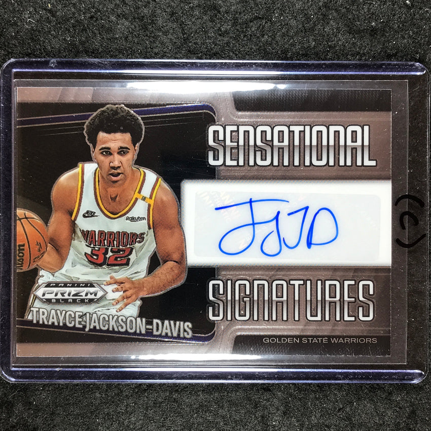 2024-25 Prizm Black TRAYCE JACKSON-DAVIS Sensational Signatures Auto #TJD (C)
