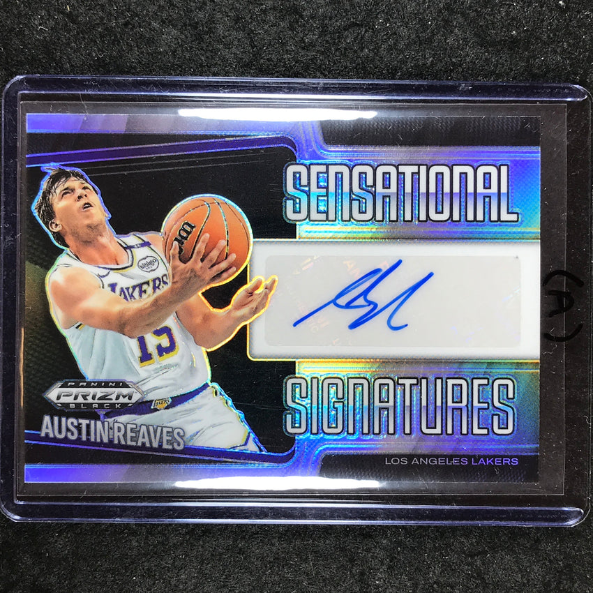 2024-25 Prizm Black AUSTIN REAVES Sensational Signatures Auto Silver #AUS (A)