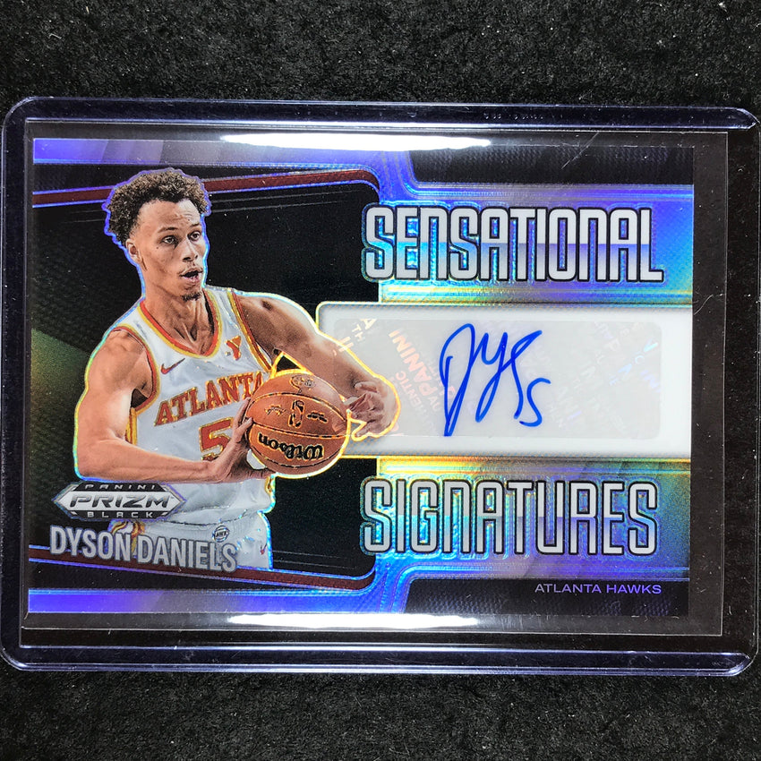 2024-25 Prizm Black DYSON DANIELS Sensational Signatures Auto Silver #DYS