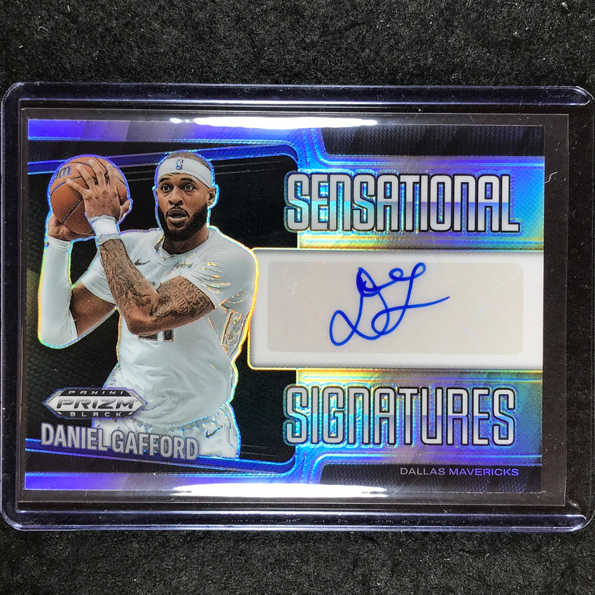 2024-25 Prizm Black DANIEL GAFFORD Sensational Signatures Auto Silver #GAF